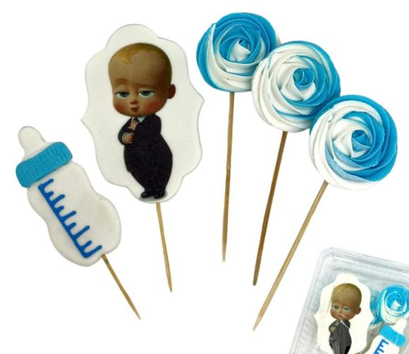 Cukrová dekorace na dort Baby Boss