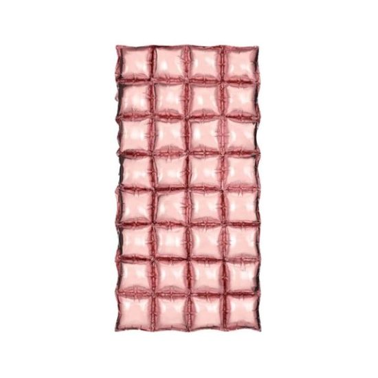 Fóliový balónkový závěs - fotopozadí - Rosegold - 72 x 143 cm