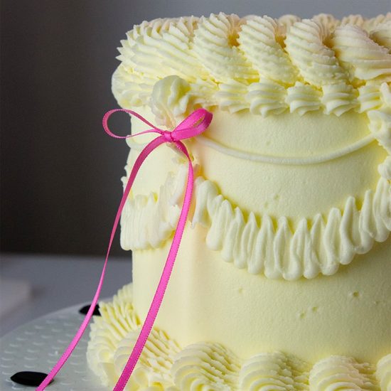 Ozdoby na dort mašle – růžové 8 ks