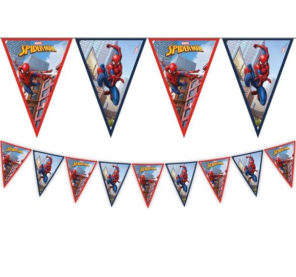 Girlanda vlajky SPIDERMAN - Team up - 230 cm - Eko
