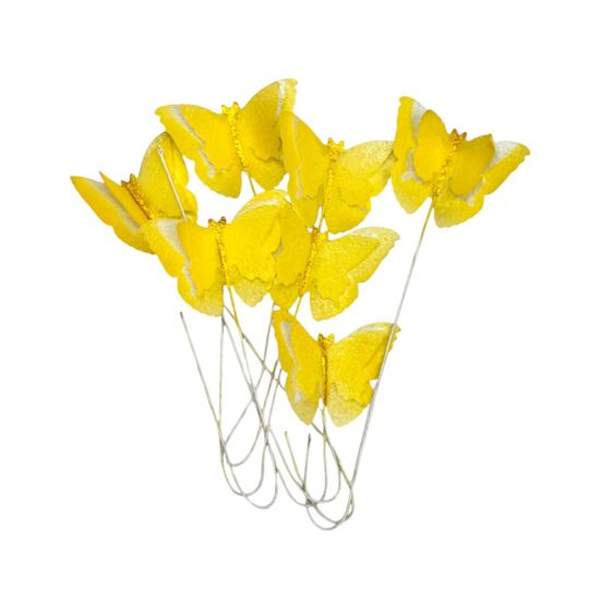 Žluté oblátkové motýlky