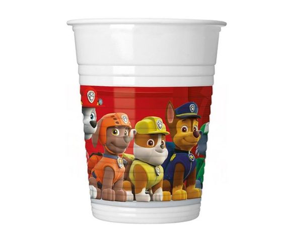 Plastové kelímky Paw Patrol - Tlapková patrola - 200 ml - 8 ks