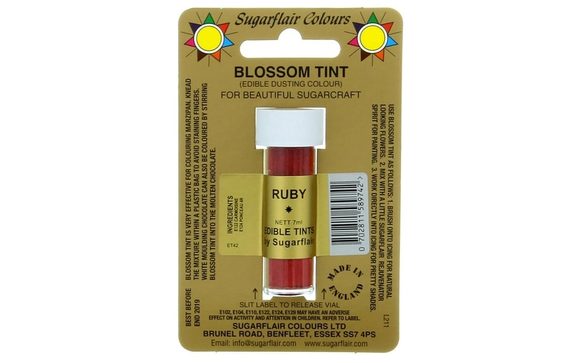 Vínová prachová barva Ruby