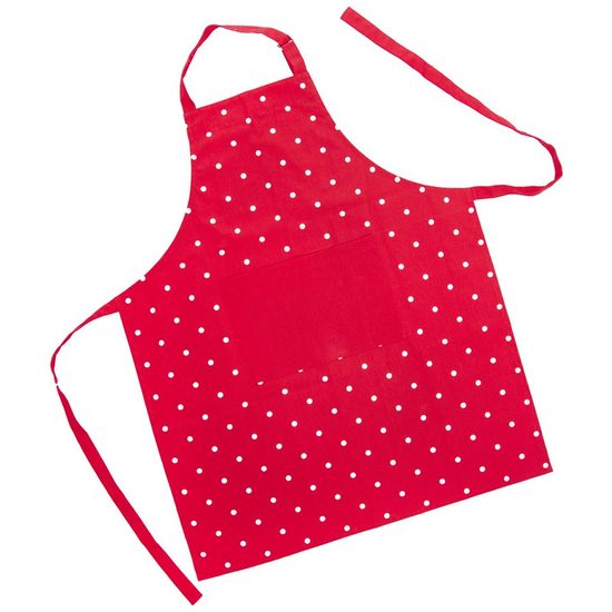 Zástěra kuch. bavlna TEČKA