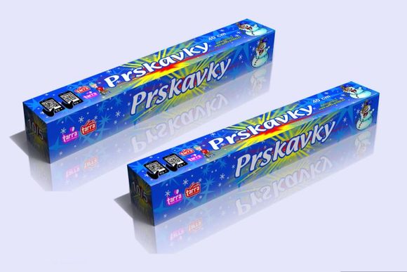 PRSKAVKY 40 CM - SVATBA - PYROTECHNIKA - 100 ks - 10/10/5