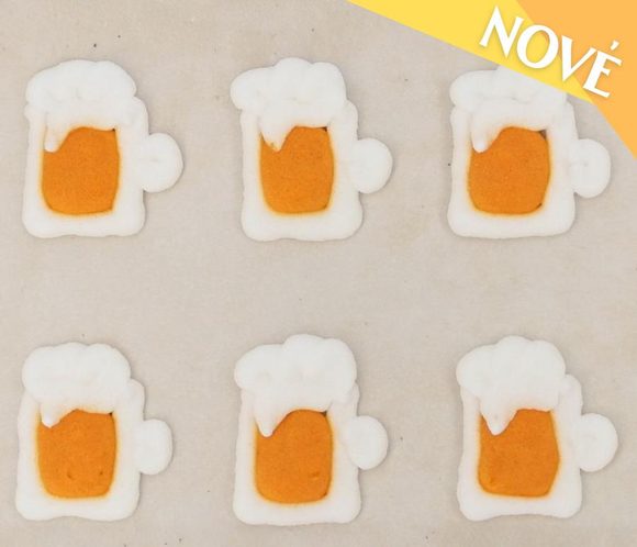 Cukrové dekorace pivo