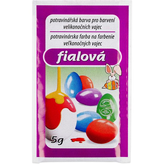 Potravinářská barva na vajíčka fialová 5 g