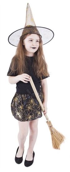 Sukně s kloboukem Halloween dětská