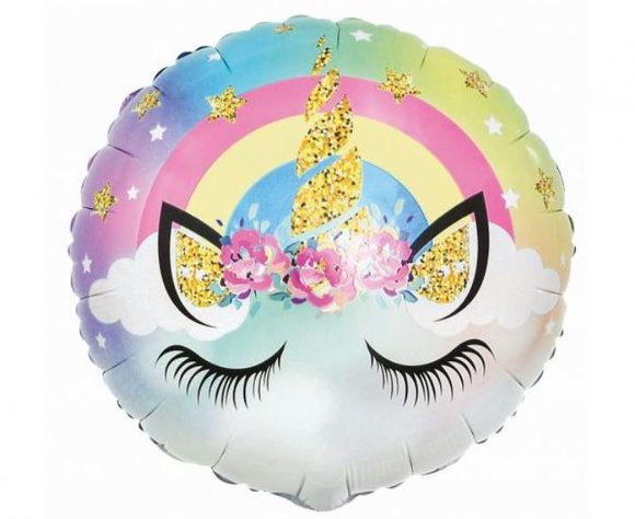 Balón foliový Jednorožec - UNICORN 45 cm