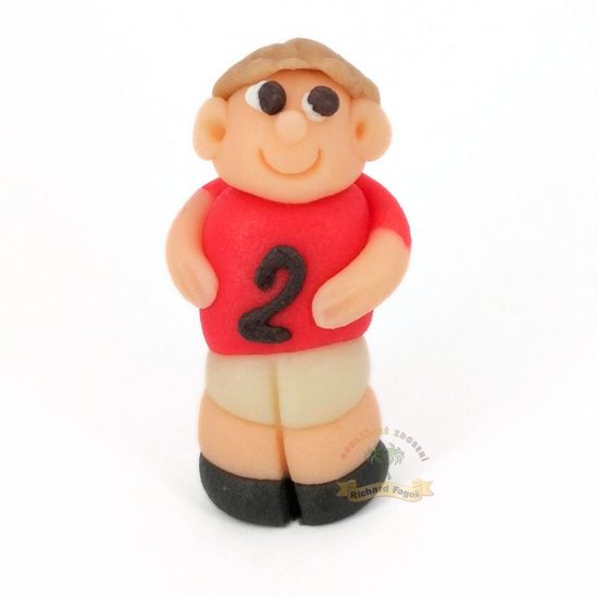 Fotbalista červený