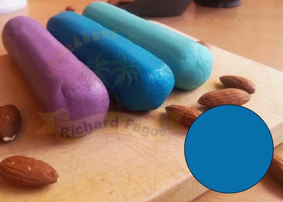 Marcipán tmavě modrý 1:3 - 250g tmavě modrý