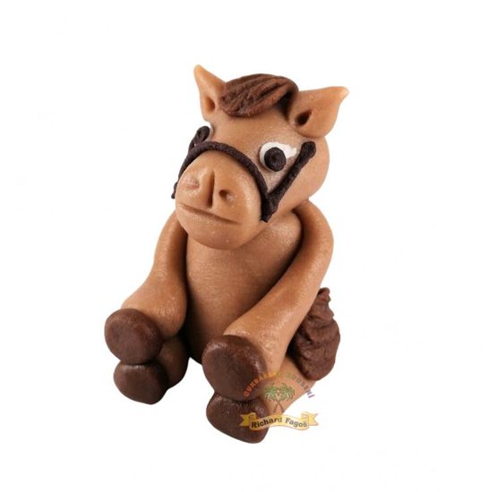 Figurka 3D 60g (kůň, koník hnědý)