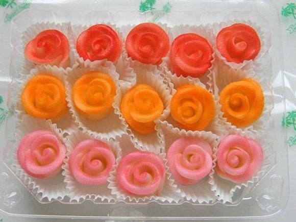 Dortové růže Mini - stříkaná mix