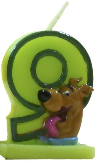 Narozeninová svíčka na dort Scooby Doo - číslo 9