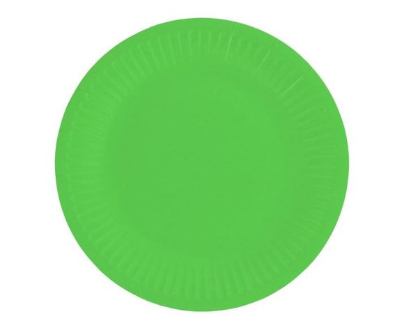 Talíře zelené 18 cm - 6 ks
