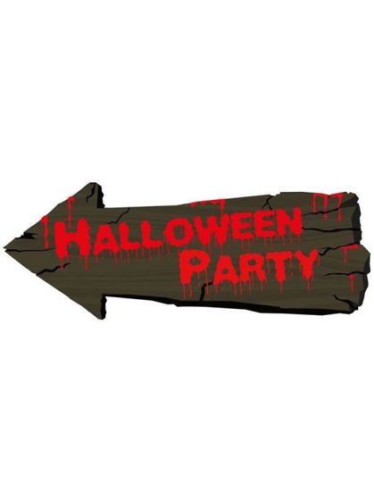 Dekorace šipka - Halloween party - krev - 50 cm