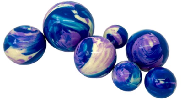 Čokoládové extra velké koule „Neptun“ – sada 7 kusů