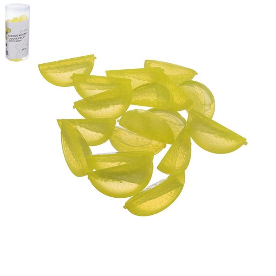 Ledové kostky plast citron 20 ks