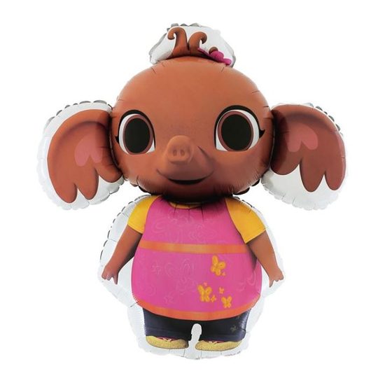 Foliový balónek sloník Sula - Králíček Bing - 94cm