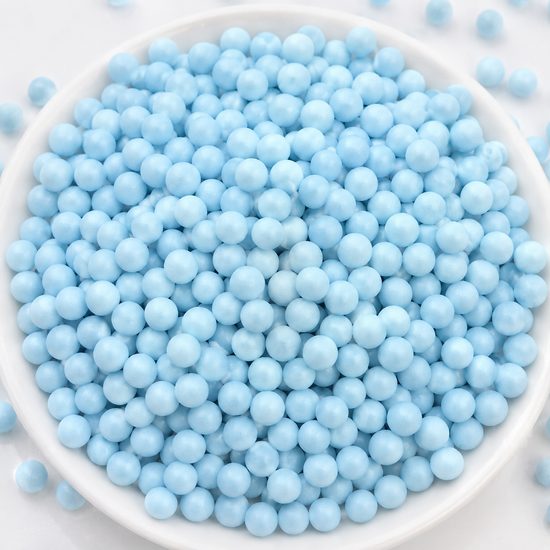 Cukrové perly rýžové baby blue 50 g