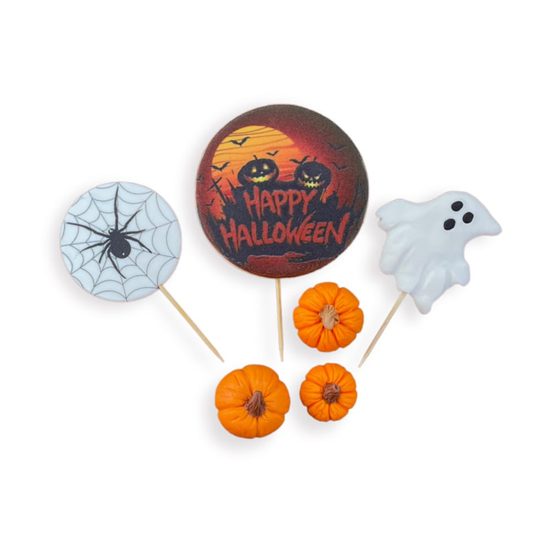 Halloweenská sada cukrových dekorací