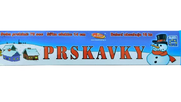 Prskavky 10 ks 28 cm