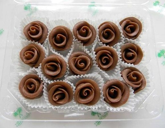 Dortové růže Mini - hnědá