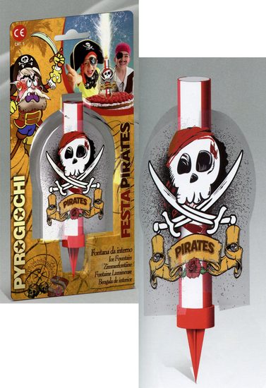 dortová fontána piráti