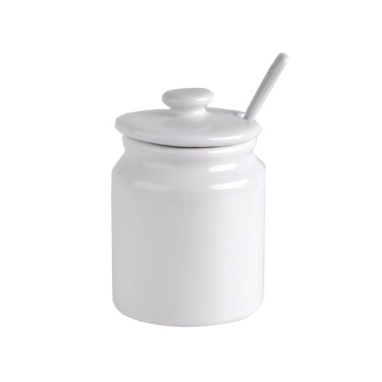 Cukřenka porcelánová se lžičkou - 180 ml