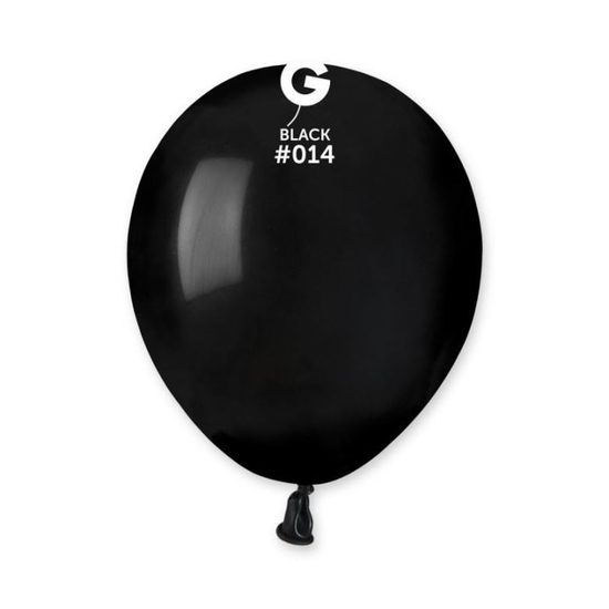 Balónek latexový MINI - 13 cm – Černá 1 KS