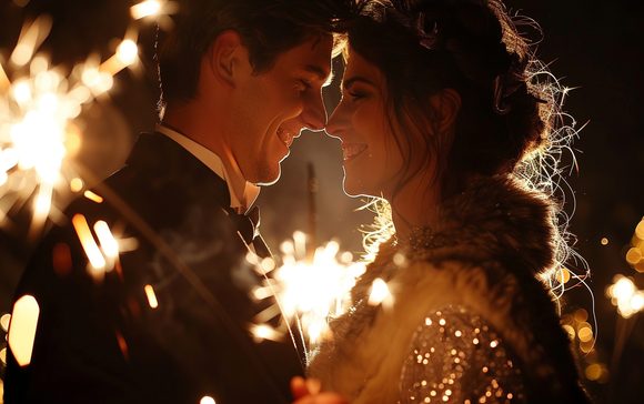 Ruční prskavky 40 cm - 5 ks v balení