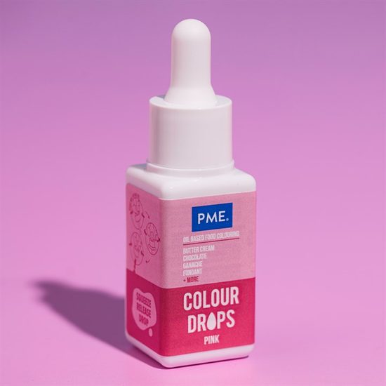 PME Colour Drops – růžové barvivo 20 ml