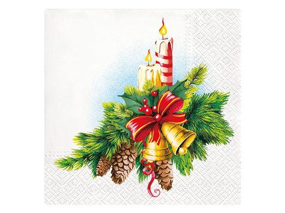 ubrousek vánoční 33x33 cm