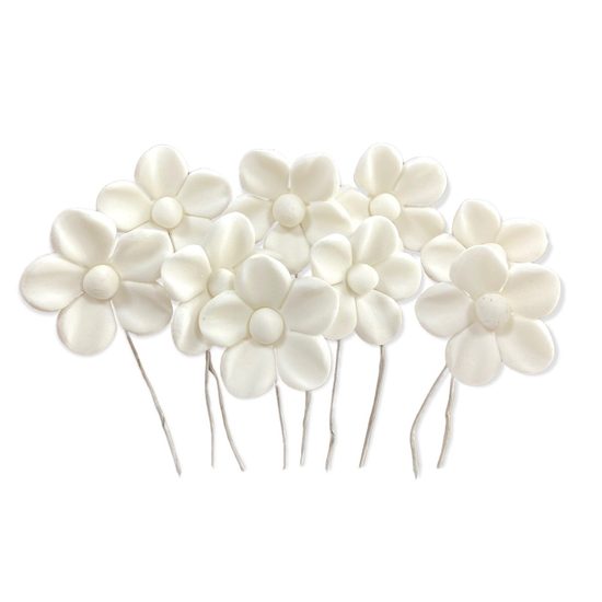 Cukrová dekorace Sedmikrásky (9 ks)