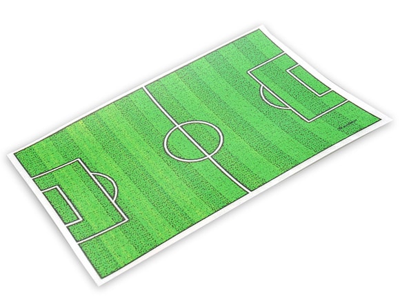 Jedlý papír fotbalové hřiště - 1 ks