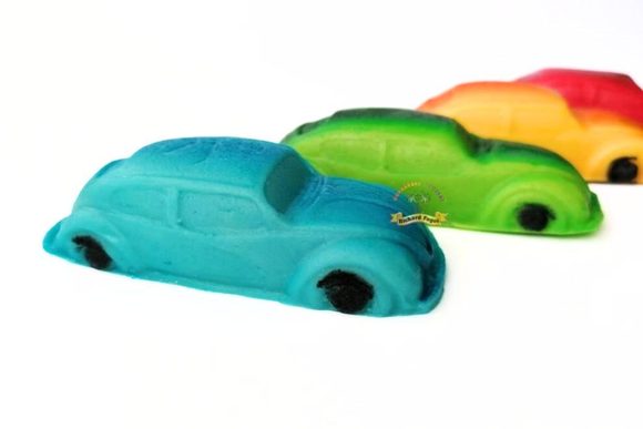 Jedlá figurka 4 - Auto modré