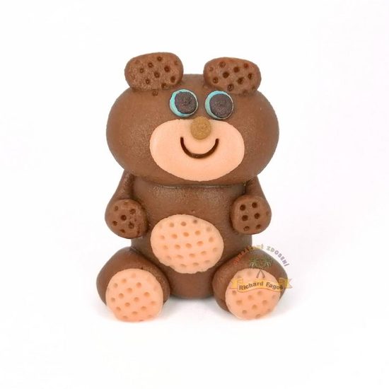 Figurka 3D 60g medvídek hnědý