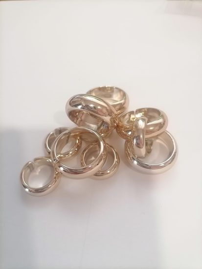 Prstýnky zlaté - 10 prstýnků