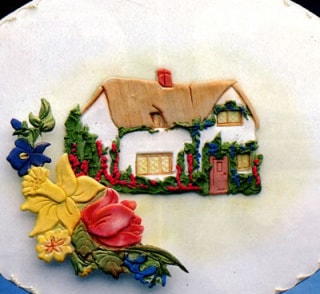 Patchwork vytlačovač Domek