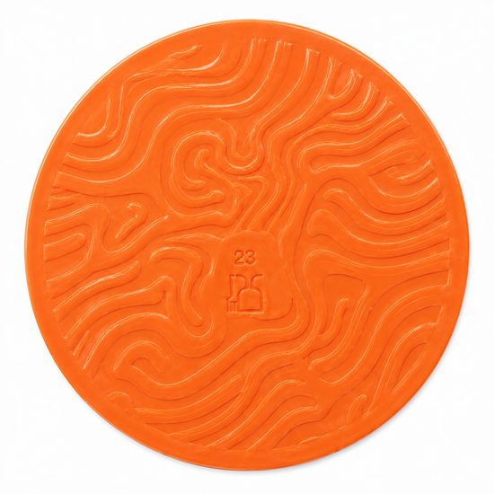 Barevná dortová podložka oranžová 28 cm