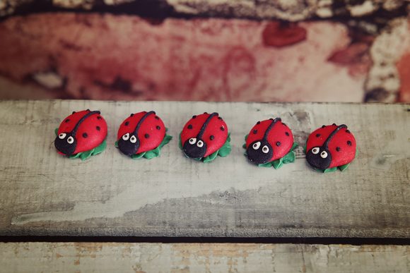 Cukrová dekorace Beruška