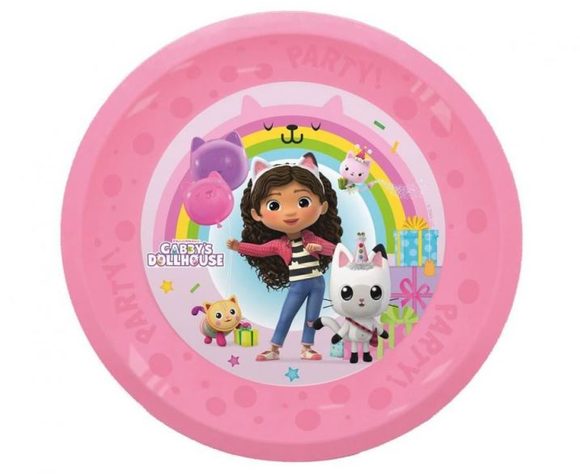 Plastový talíř Gábinin kouzelný domeček - Gabby's Dollhouse - 21 cm - 1 ks