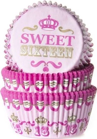 Pečící košíčky Sweet Sixteen - 50 ks