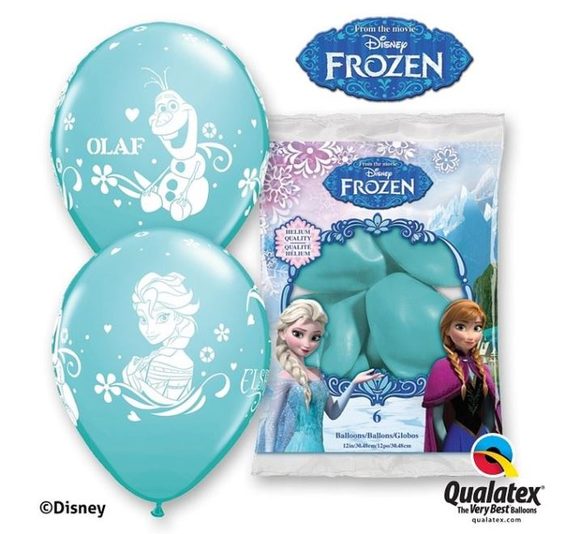 Balónky Frozen - Ledové království 30 cm Anna, Elsa a Olaf 6 ks