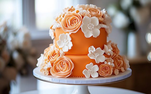 Potahovací hmota K2 na dorty 0,5kg oranžová - K2