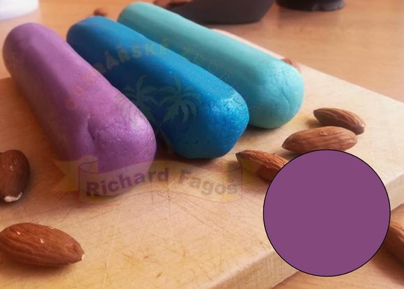 Marcipán fialový 1:3 250g fialový