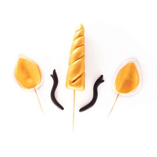 Sada cukrových dekorací Jednorožec