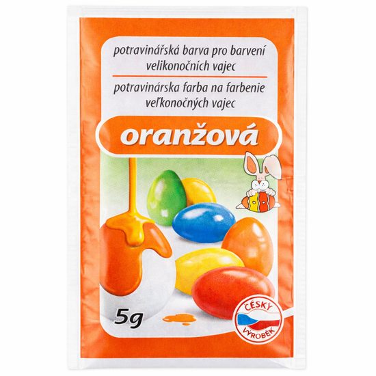 Potravinářská barva na vajíčka oranžová 5 g