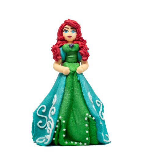 Princezna Ariel – cukrová dekorace na dort