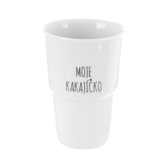 Hrnek bez ucha Moje kakajíčko 0,35 l